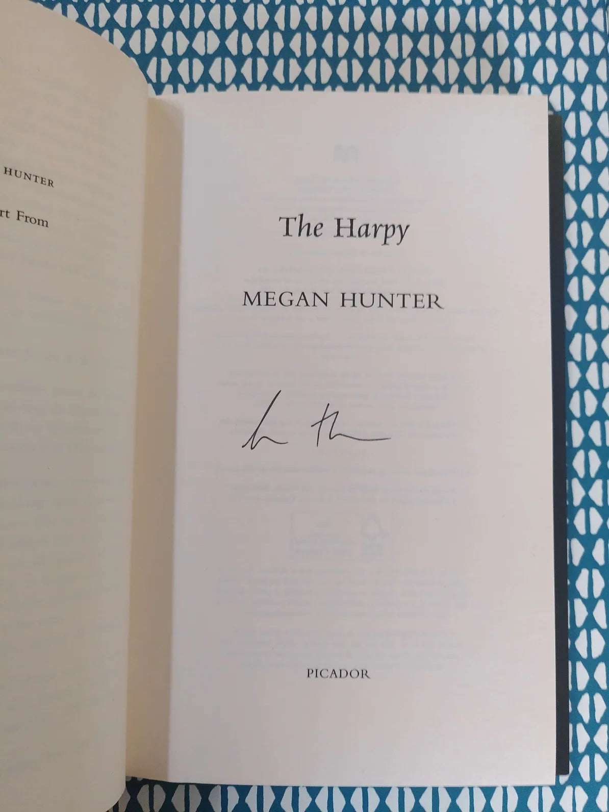 The Harpy, 1st edition - SIGNED