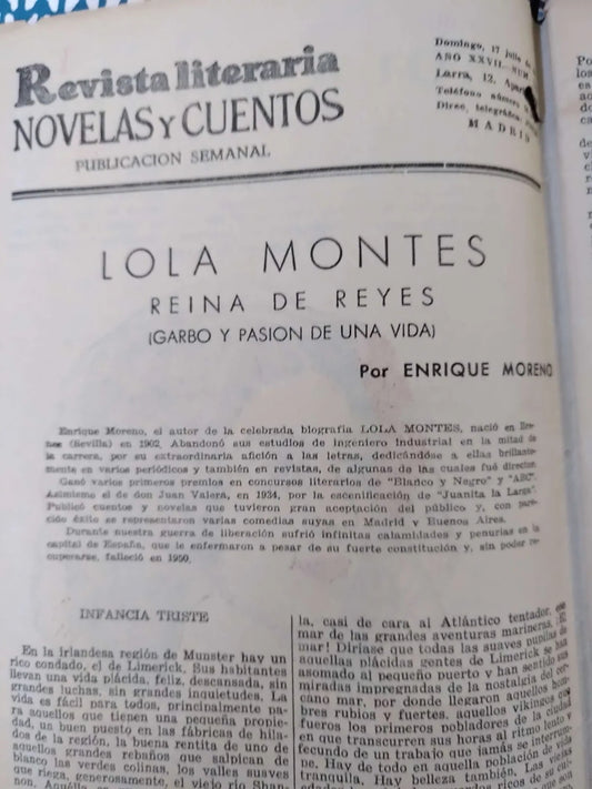 Lola Montes: Reina de Reyes