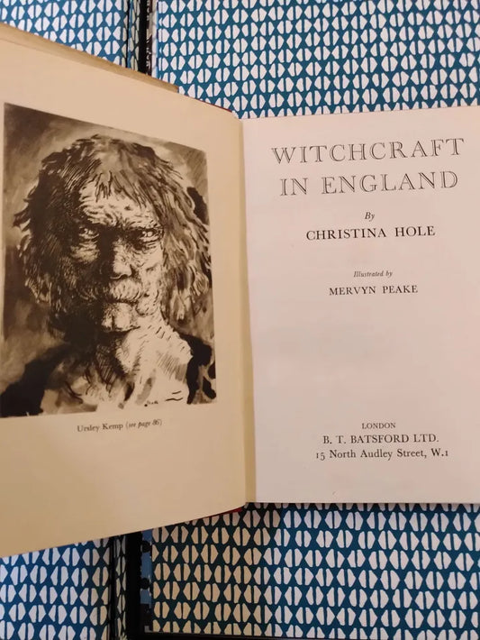 Witchcraft in England, 1st edition, 1st printing