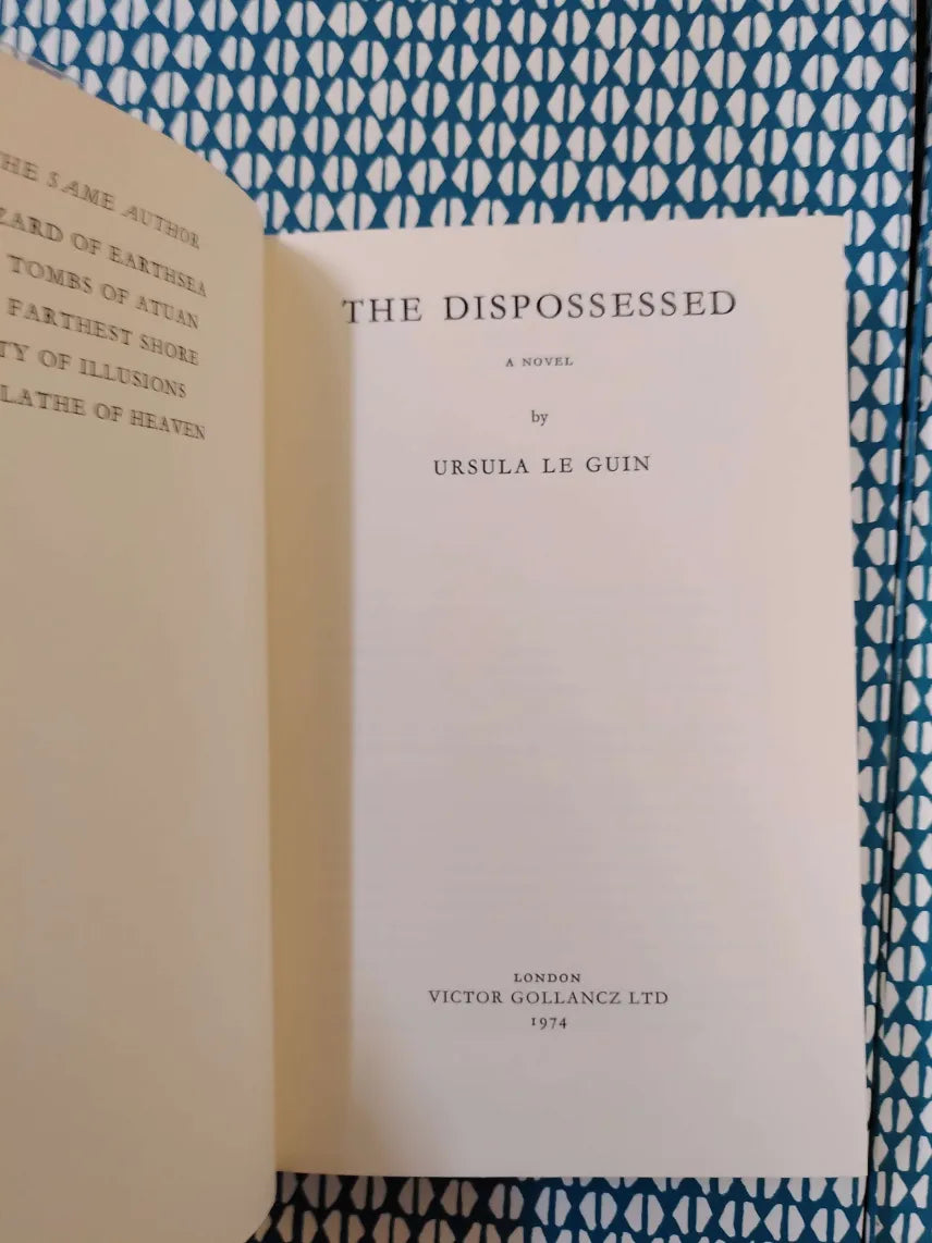The Dispossessed, first UK edition, first printing.