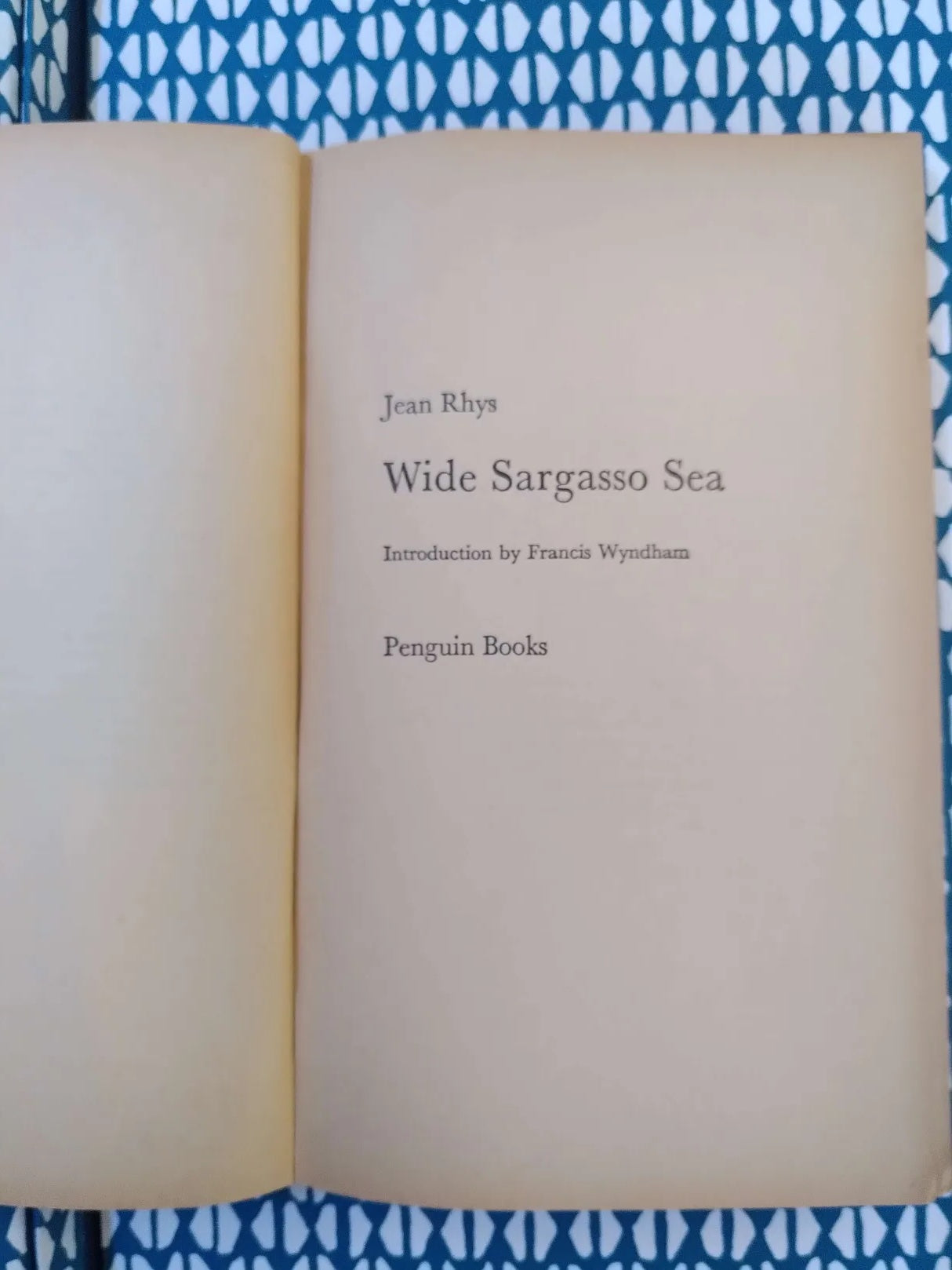 Wide Sargasso Sea, First paperback edition (+) SIGNED LETTER