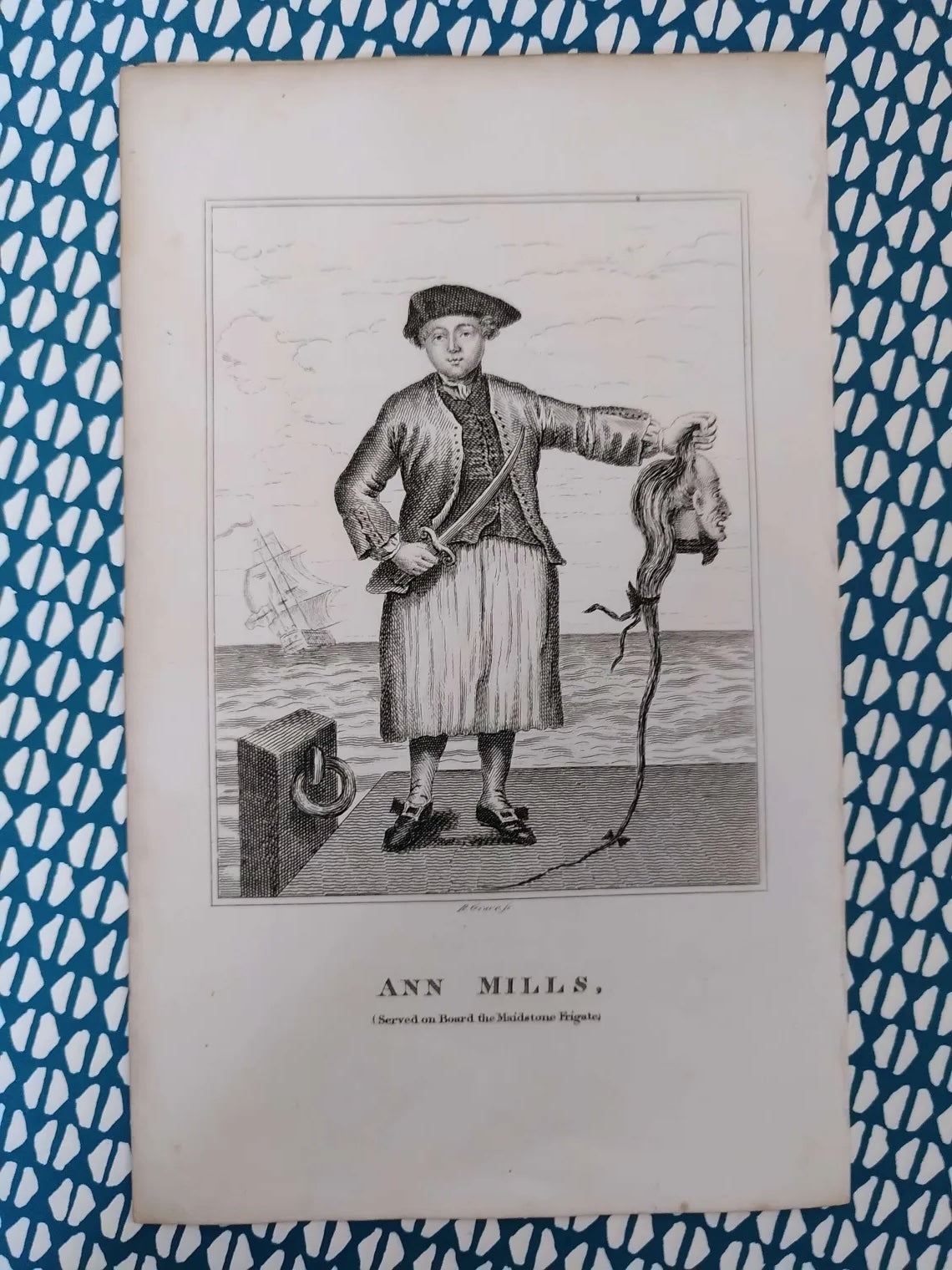 Ann Mills (Female Pirate) - Ephemera