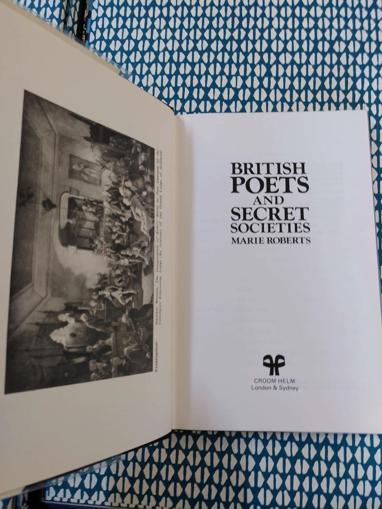 British Poets and Secret Societies, 1st edition