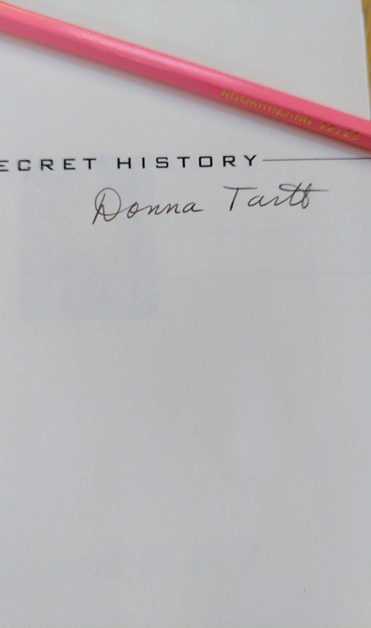 The Secret History, 1st edition, 1st Printing, SIGNED